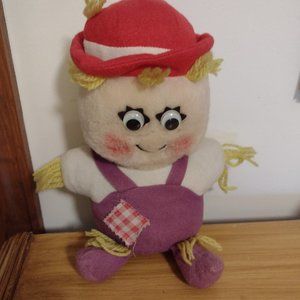 Vintage Del Monte Plush Peach the Scarecrow